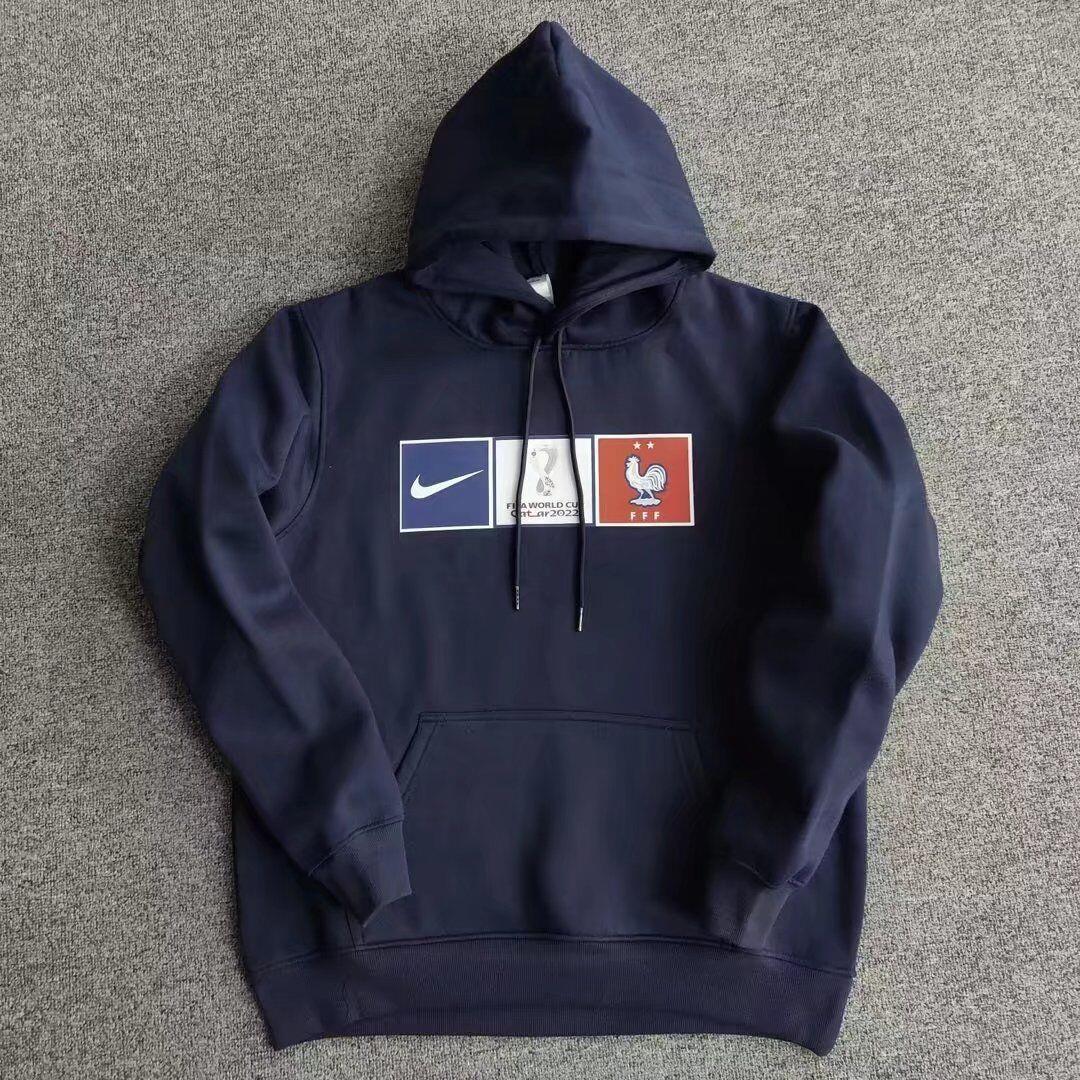 AAA Quality France 22/23 Hoodie - Navy Blue